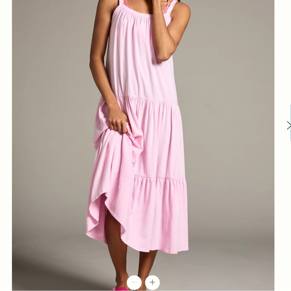 Anthropologie Sundry Tiered Midi Dress